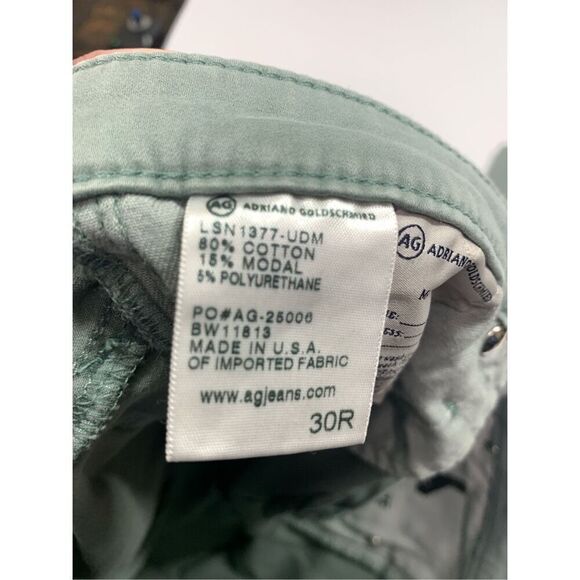 AG Adriano Goldschmied The Stevie Slim Straight Ankle Pant Size 30R - Picture 6 of 8